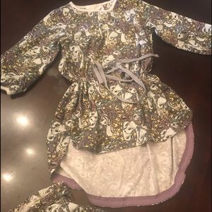 Two piece matching  outfit